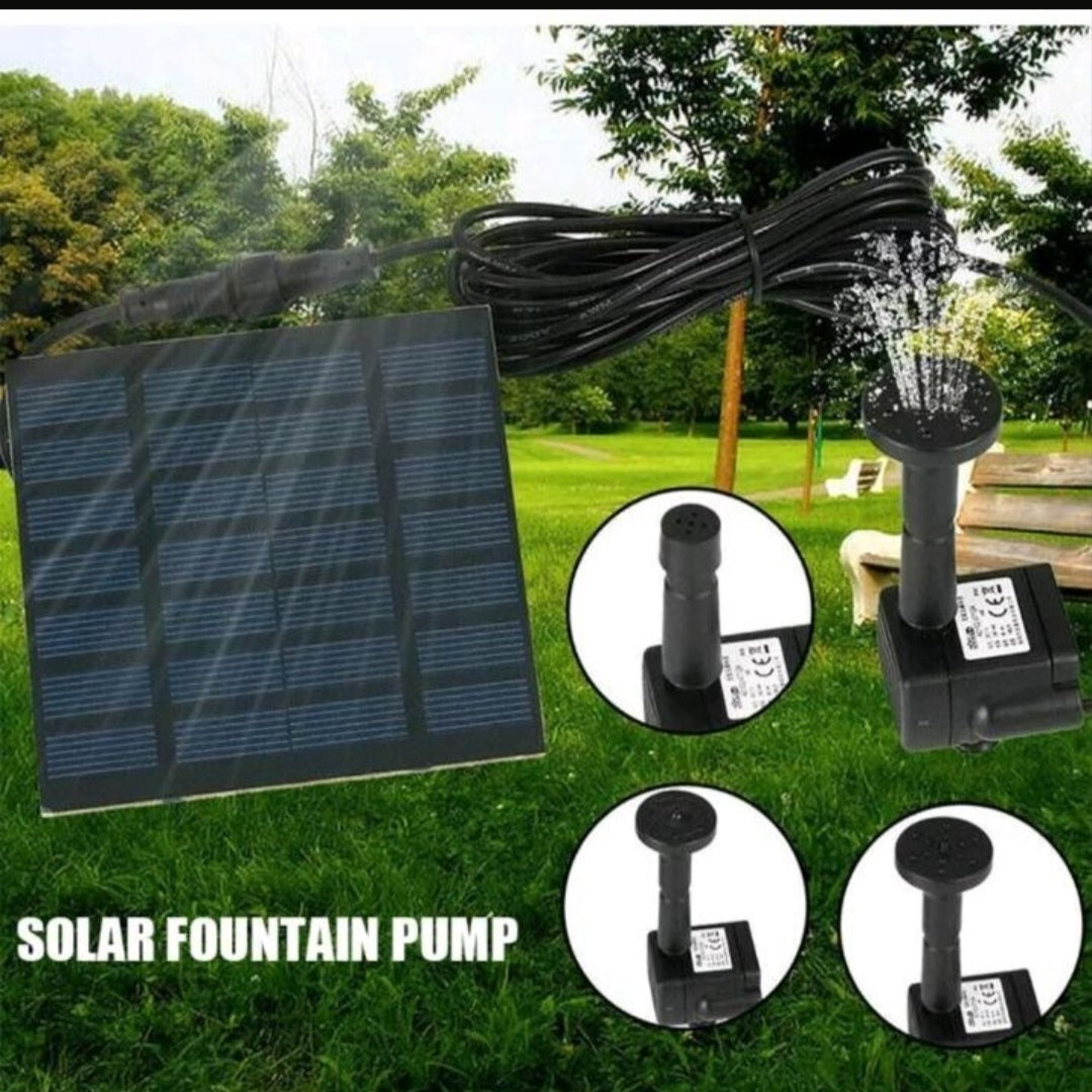 Solar Teichpumpe Brunnenpumpe Gartenpumpe 2.5Watt