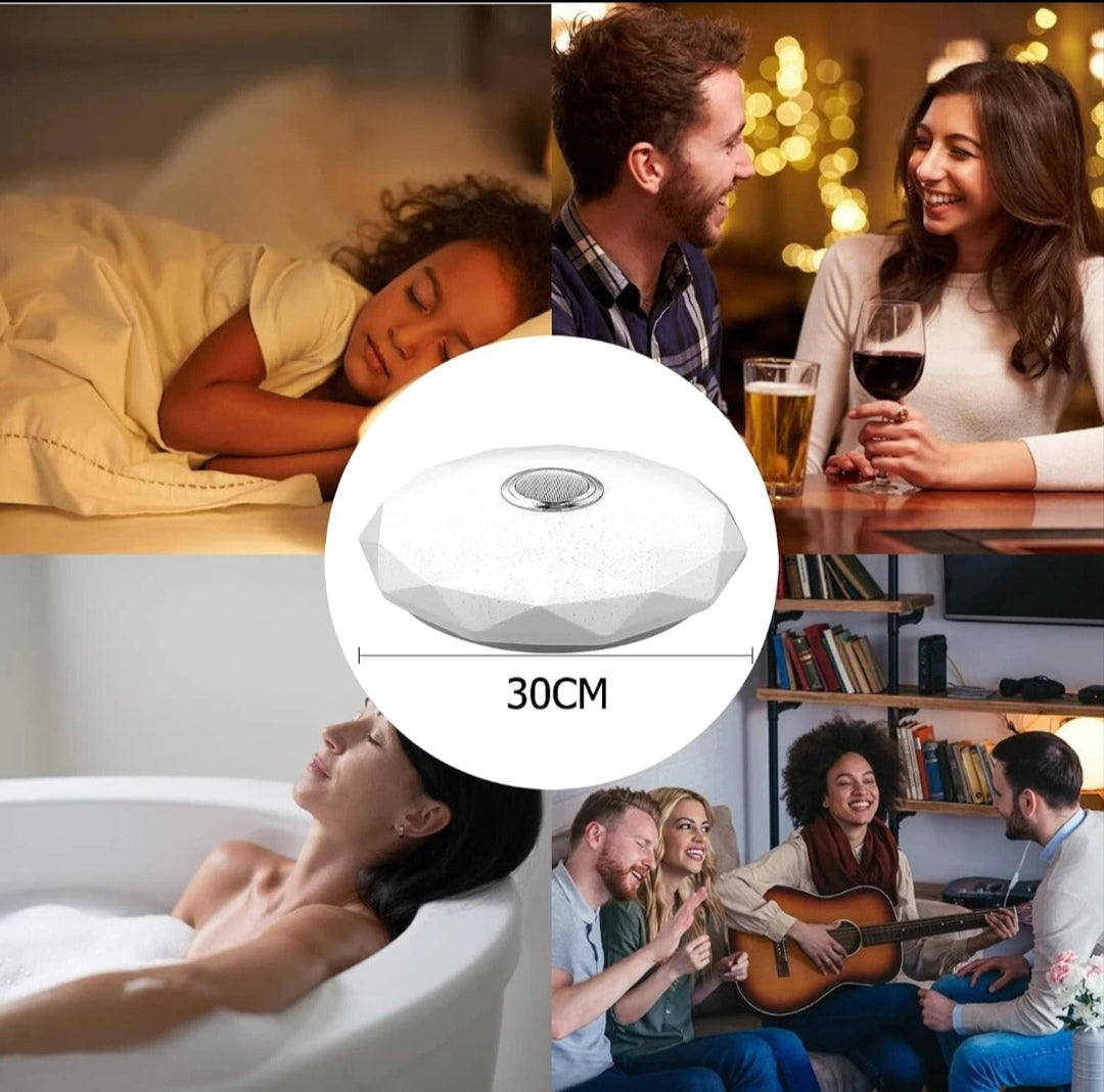 LED Deckenlampe Deckenleuchte Bluetooth Lautsprecher Rgb