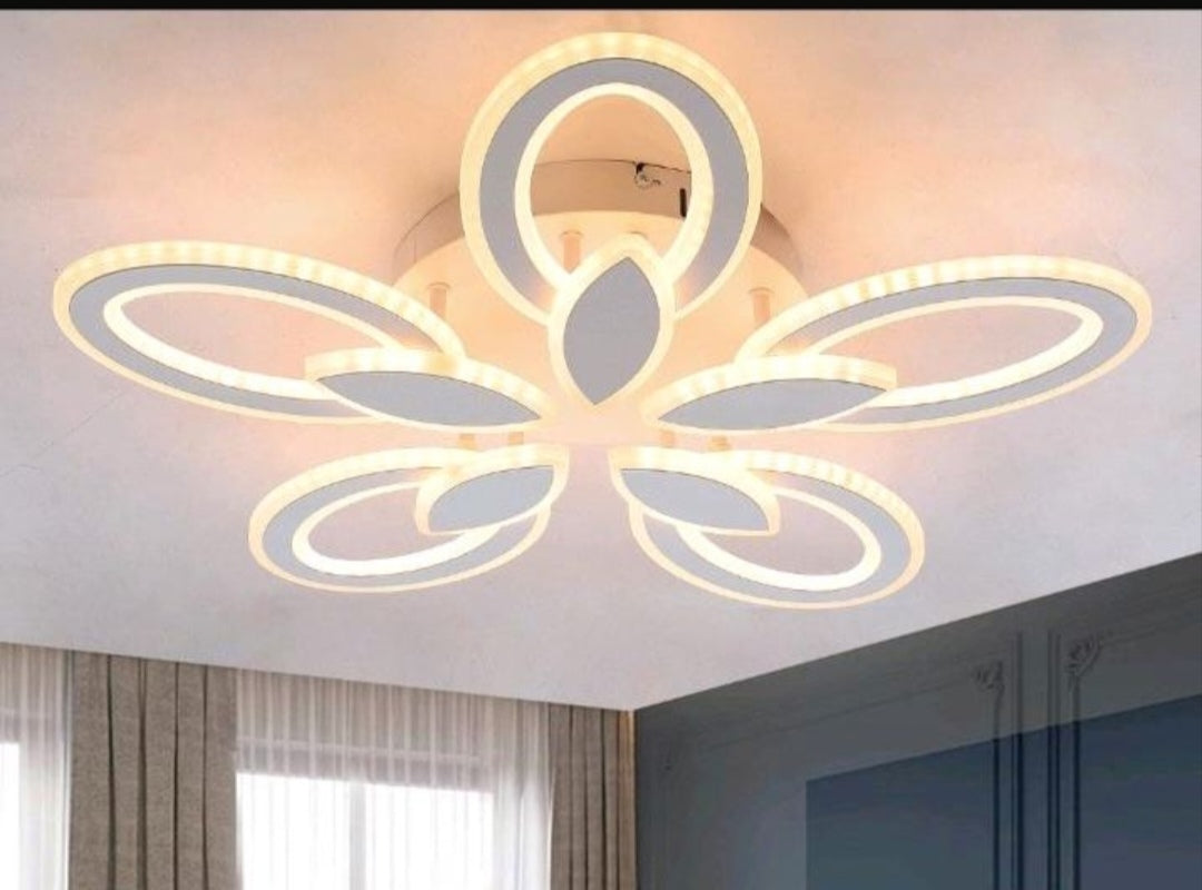 Led Deckenlampe Deckenleuchte Kronleuchter Groß Hell Dimmbar