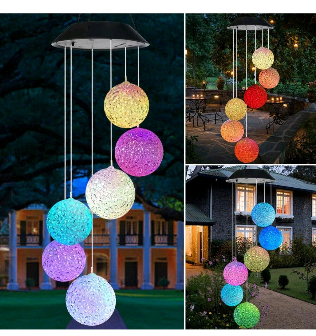 Solar Windspiel Solarlampe Solarleuchte