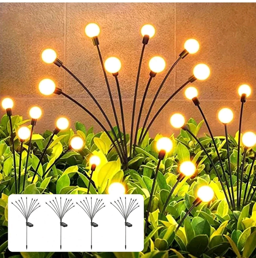 Solarleuchten Solarlampen 4 Stück Glühwürmchen