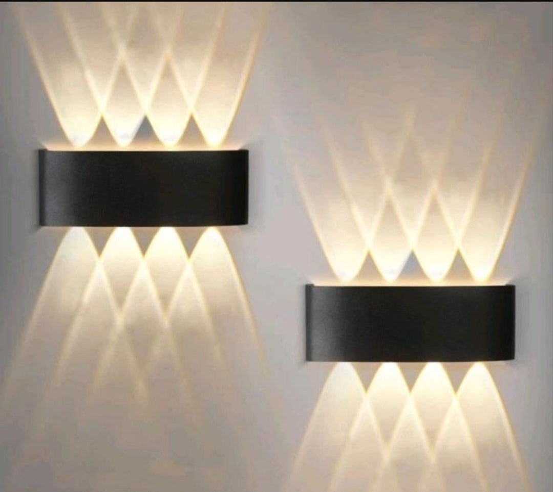 LED Wandleuchten Wandlampen innen Aussen 2 Stück up down