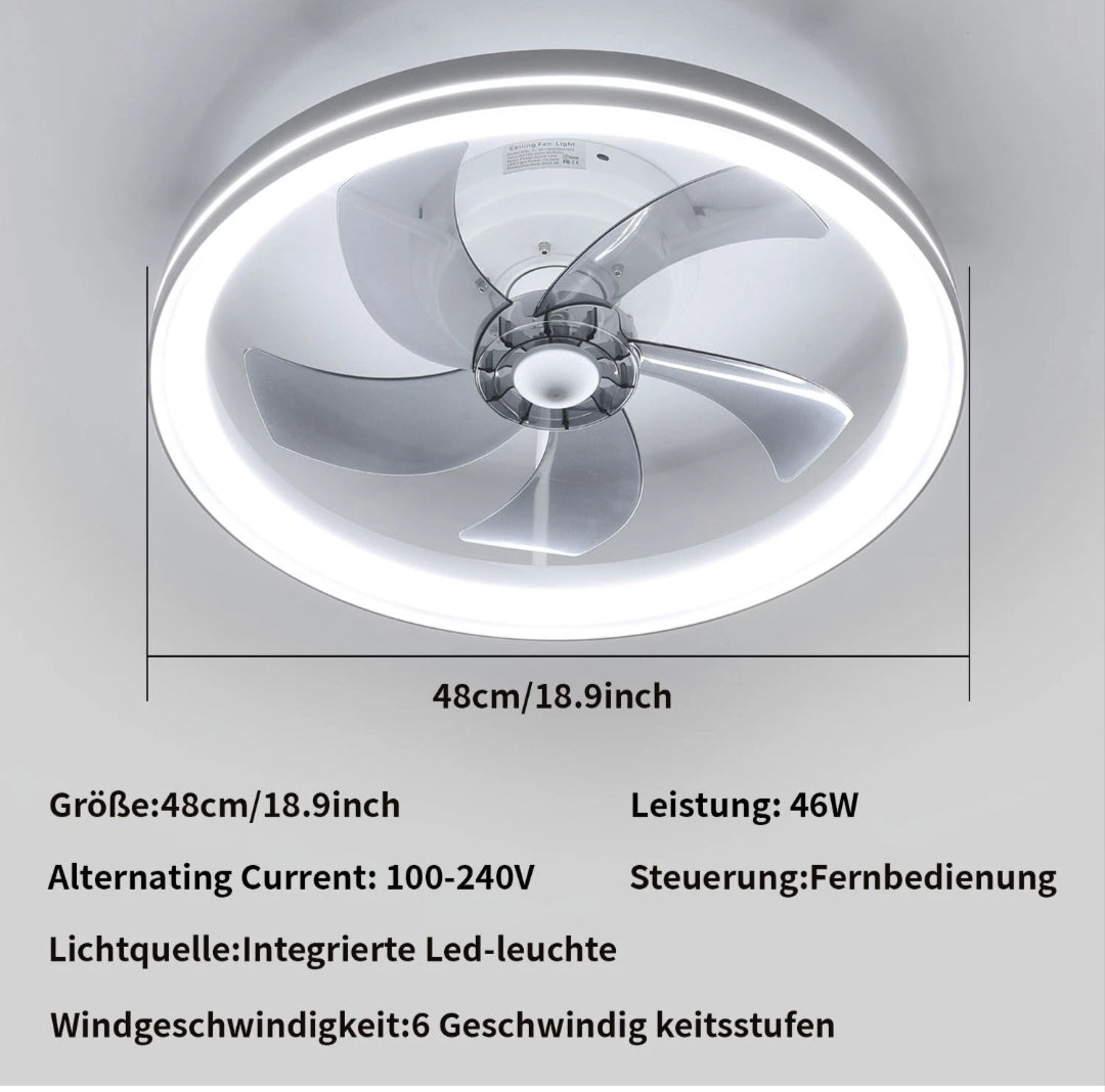 LED Deckenlampe Deckenleuchte Deckenventilator