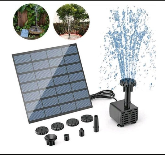 Solar Teichpumpe Brunnenpumpe Gartenpumpe 2.5Watt