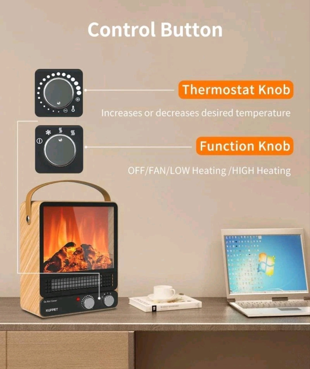 Heizstrahler Heizlüfter Elektrokamin Heizung