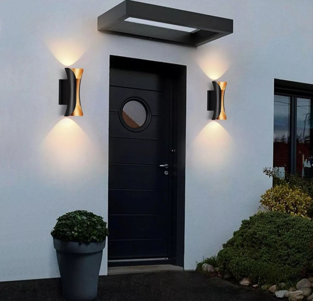 LED Wandleuchten Wandlampen innen Aussen 2 Stück
