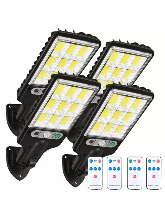 Solar Wandleuchten Wandlampen Fluter mit B. Melder 4 Stück