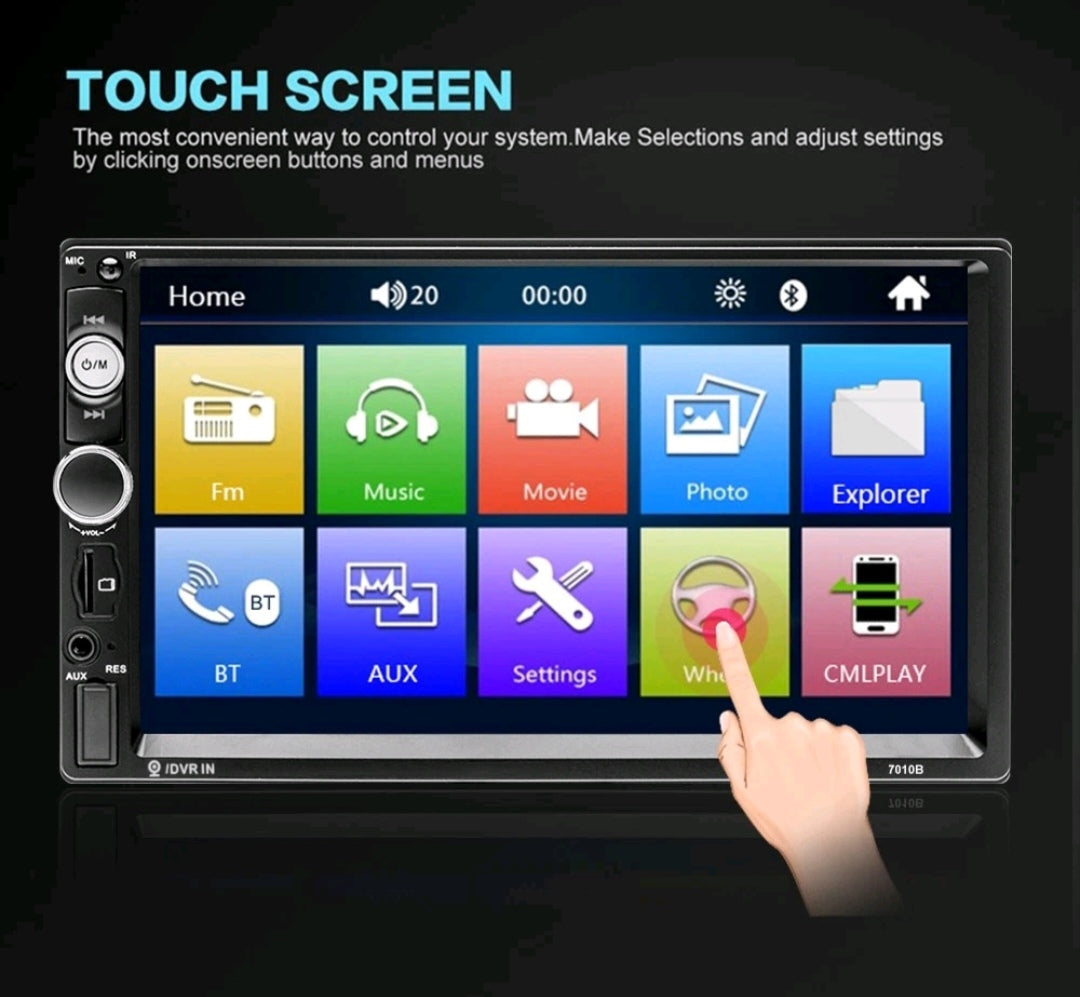 Autoradio Doppel Din2 Touchscreen 7 Zoll