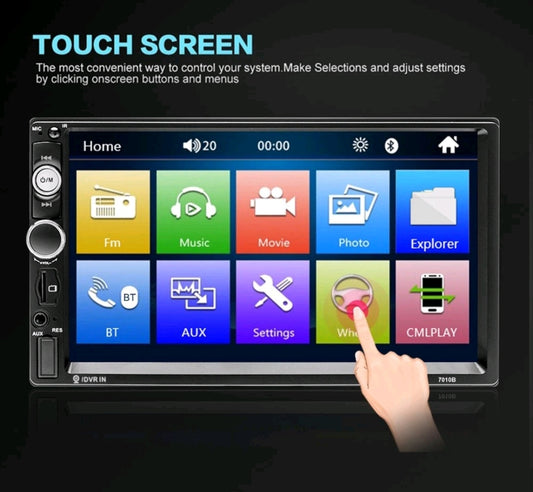 Autoradio Doppel Din2 Touchscreen 7 Zoll