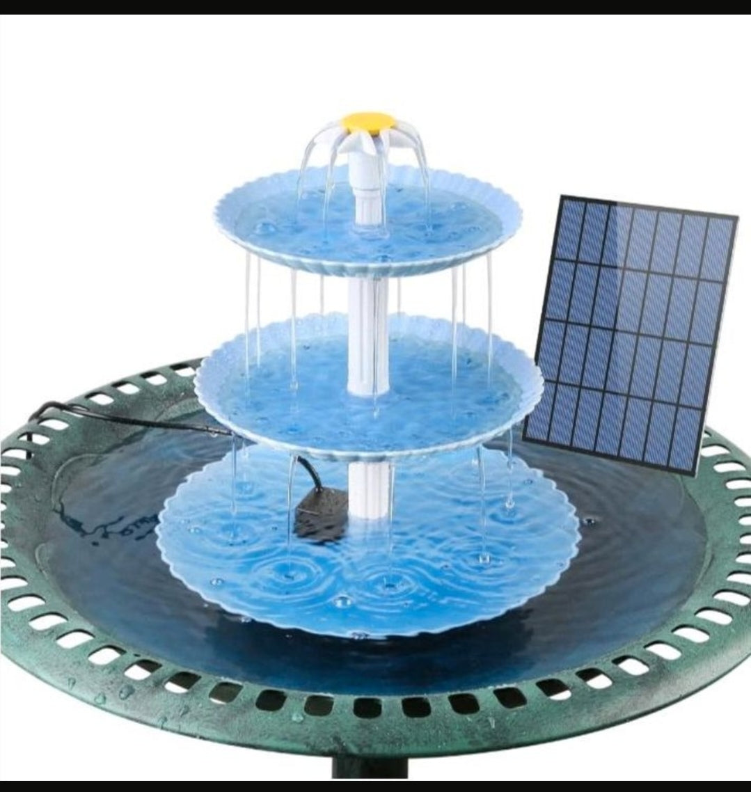 Solar Brunnenpumpe Springbrunnen Vogeltränke Garten Brunnen