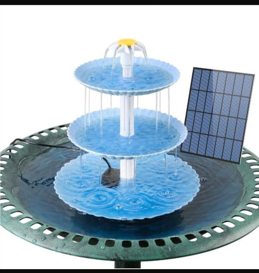Solar Brunnenpumpe Springbrunnen Vogeltränke Garten Brunnen