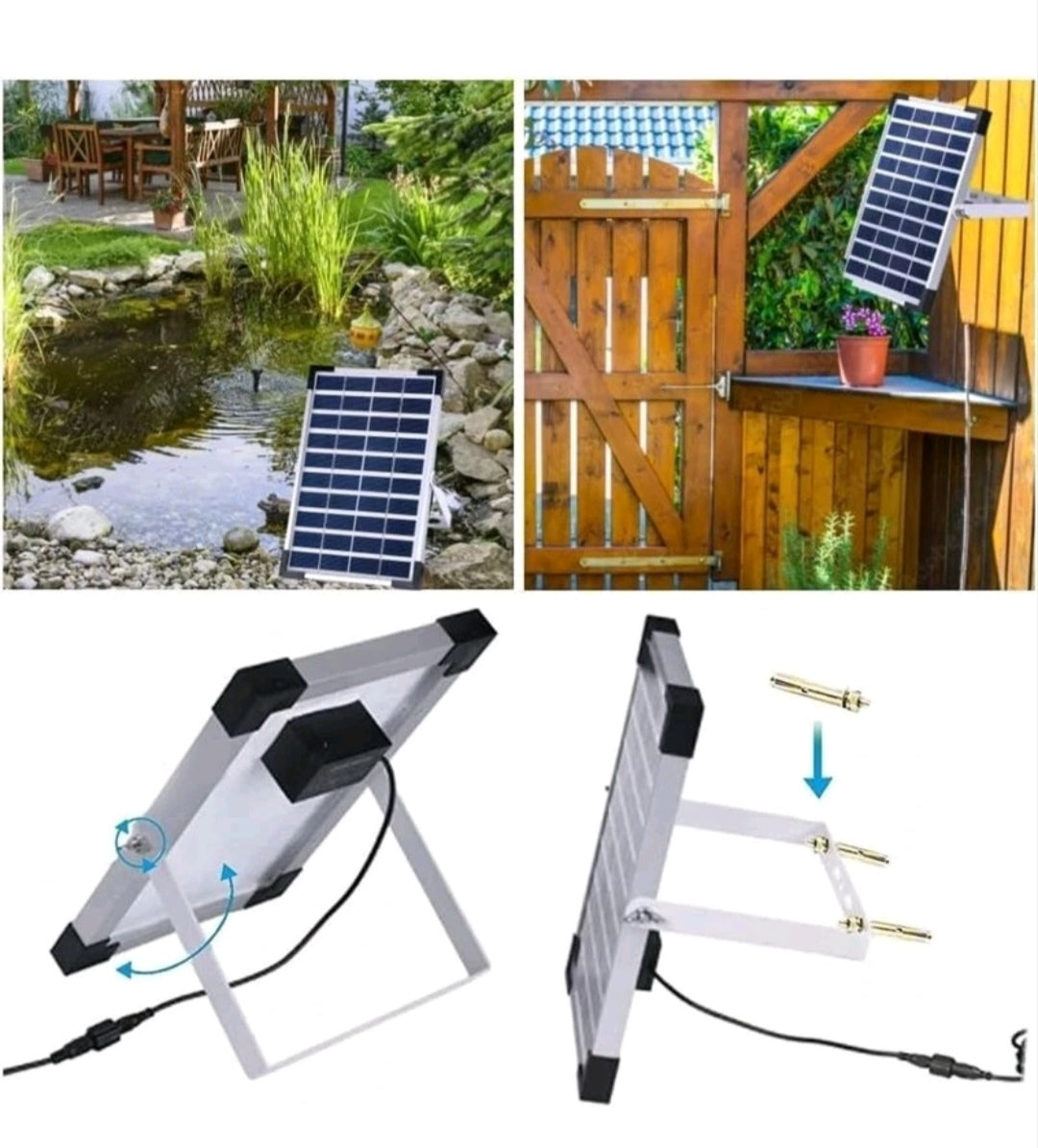 Solar Teichpumpe Brunnenpumpe Gartenpumpe