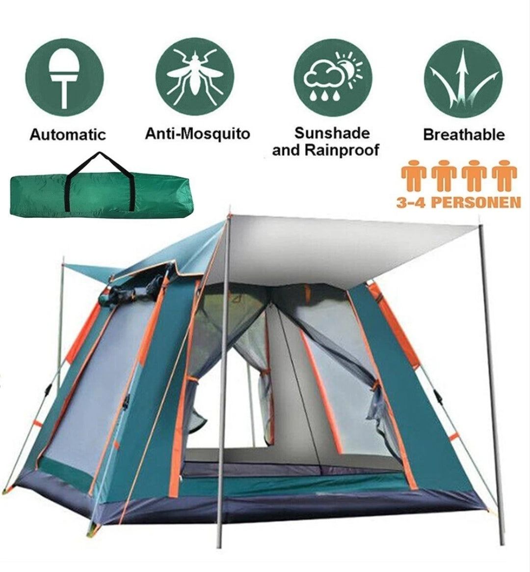 Campingzelt Pop Up Zelt Wurfzelt Wasserfest