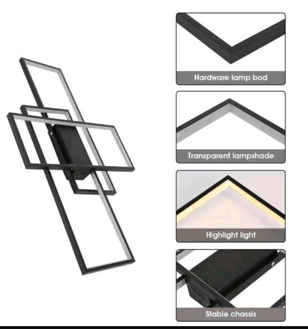 LED Deckenlampe Deckenleuchte Dimmbar Groß Modern