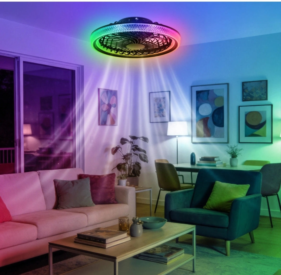 Deckenlampe Deckenleuchte Deckenventilator Rgb Dimmbar