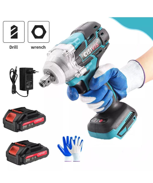 Akku Schlagschrauber mit 2 Akkus Akku Schlagschrauber