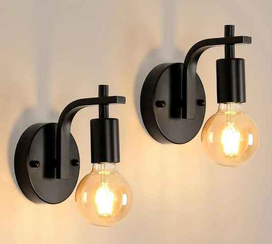 Wandleuchten Wandlampen 2 Stück Retro Design