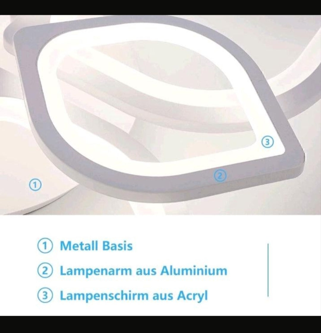 LED Deckenlampe Deckenleuchte Dimmbar Groß Hell