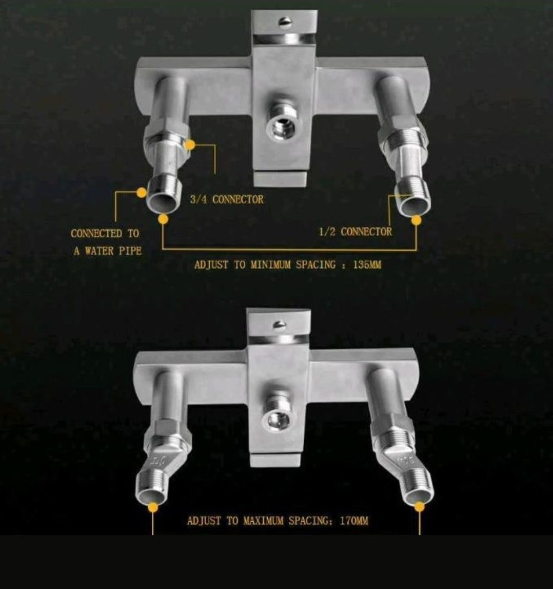 Badewannenarmartur Wannenarmartur Schwarz