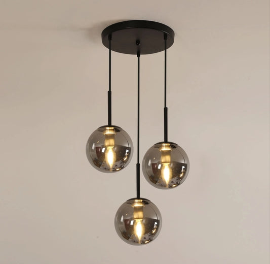 Pendelleuchte Deckenlampe Glaskugeln