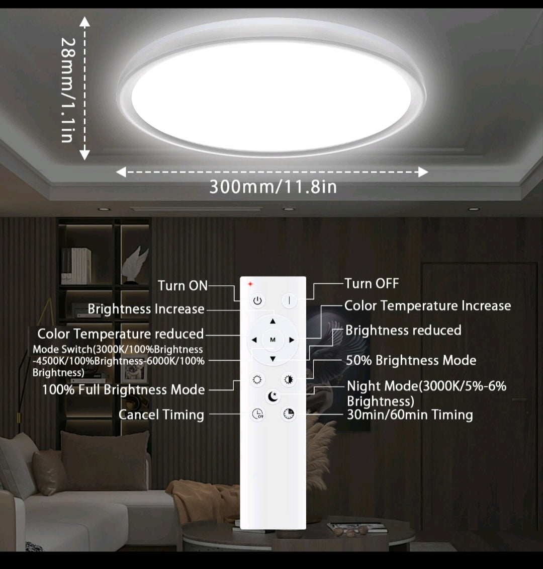 Led Deckenlampe Deckenleuchte Dimmbar