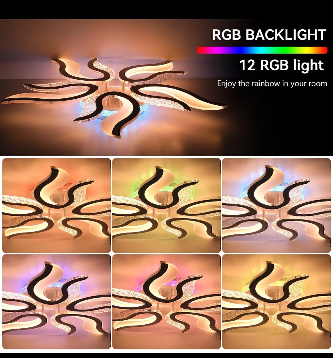 Led Deckenlampe Deckenleuchte Dimmbar Rgb