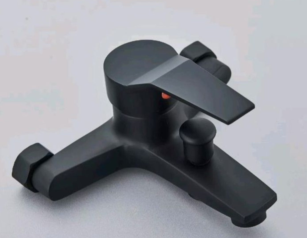 Badewannenarmartur Wannenarmartur Schwarz