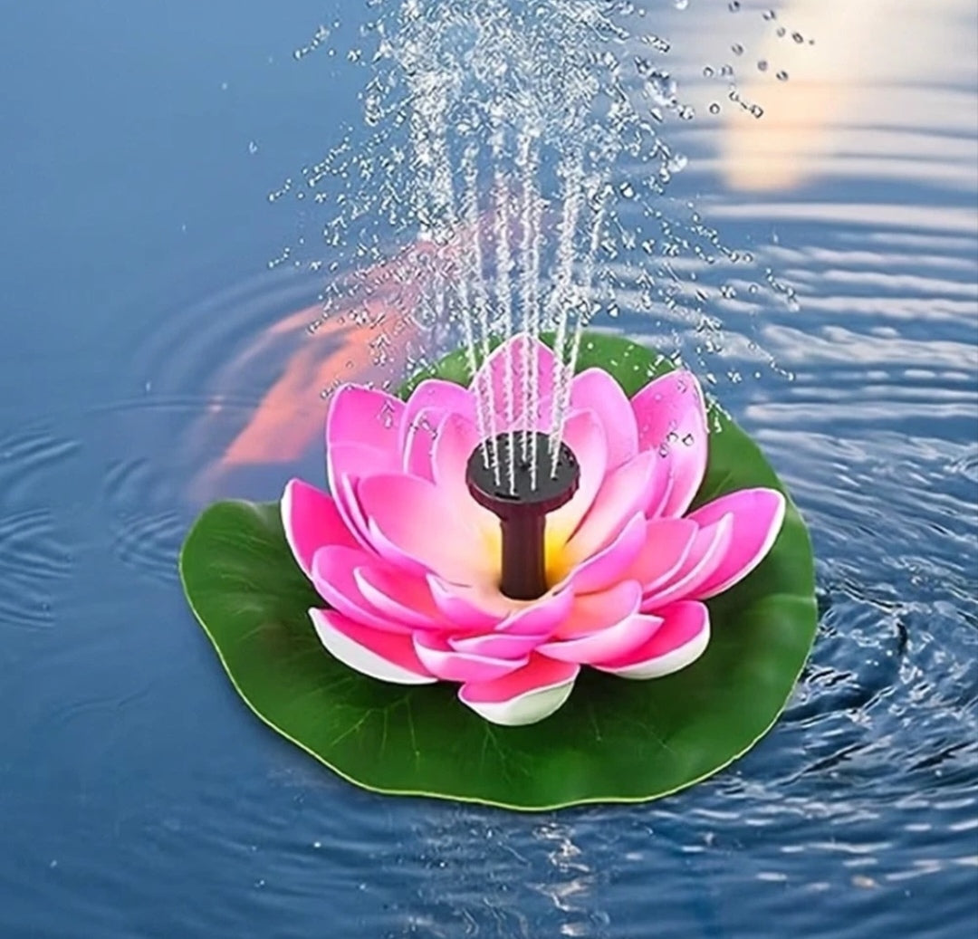 Solar Teichpumpe Brunnenpumpe Gartenpumpe Lotus