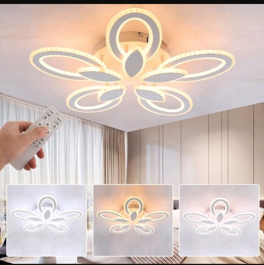 Led Deckenlampe Deckenleuchte Kronleuchter Groß Hell Dimmbar