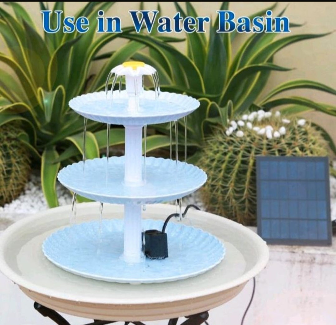 Solar Brunnenpumpe Springbrunnen Vogeltränke Garten Brunnen