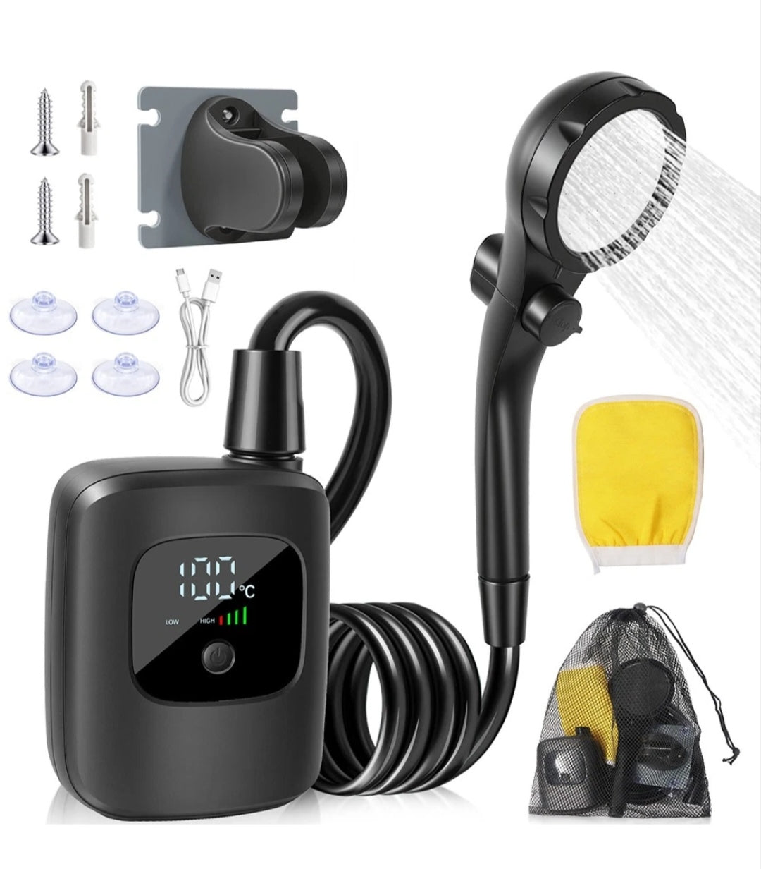 Campingdusche Garten Dusche mit Akku