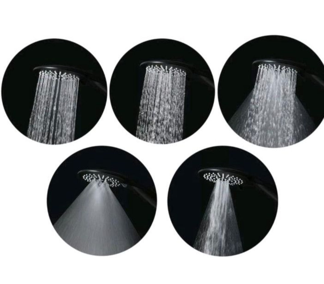 Duschgarnitur Duschset Schwarz