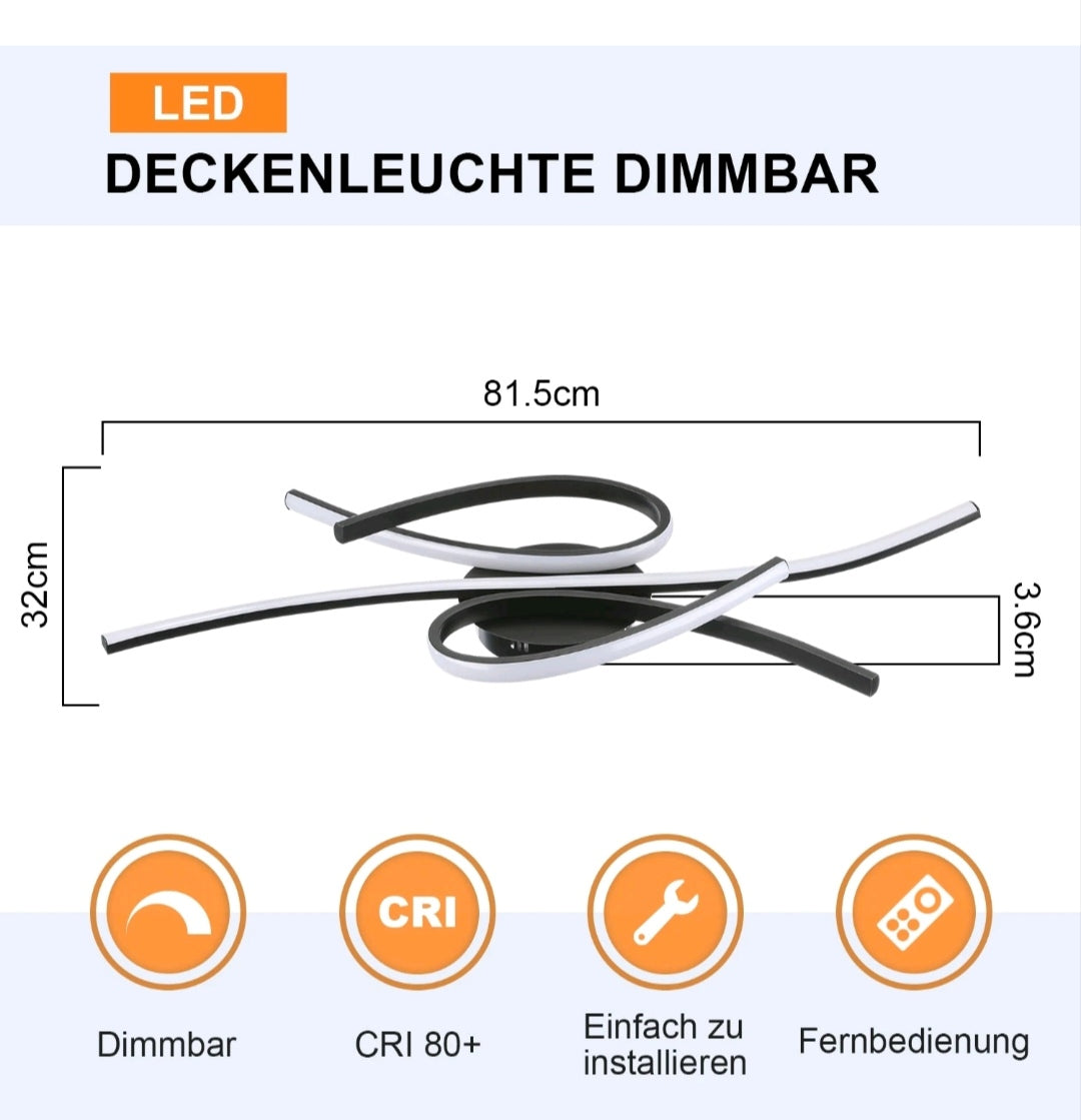 LED Deckenlampe Deckenleuchte Dimmbar Modern