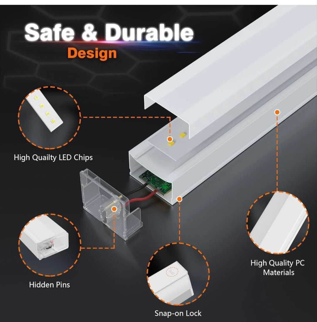 Hexagon Garagenlicht Werkstattlampe Showroom Laden 14 er Roter Rahmen