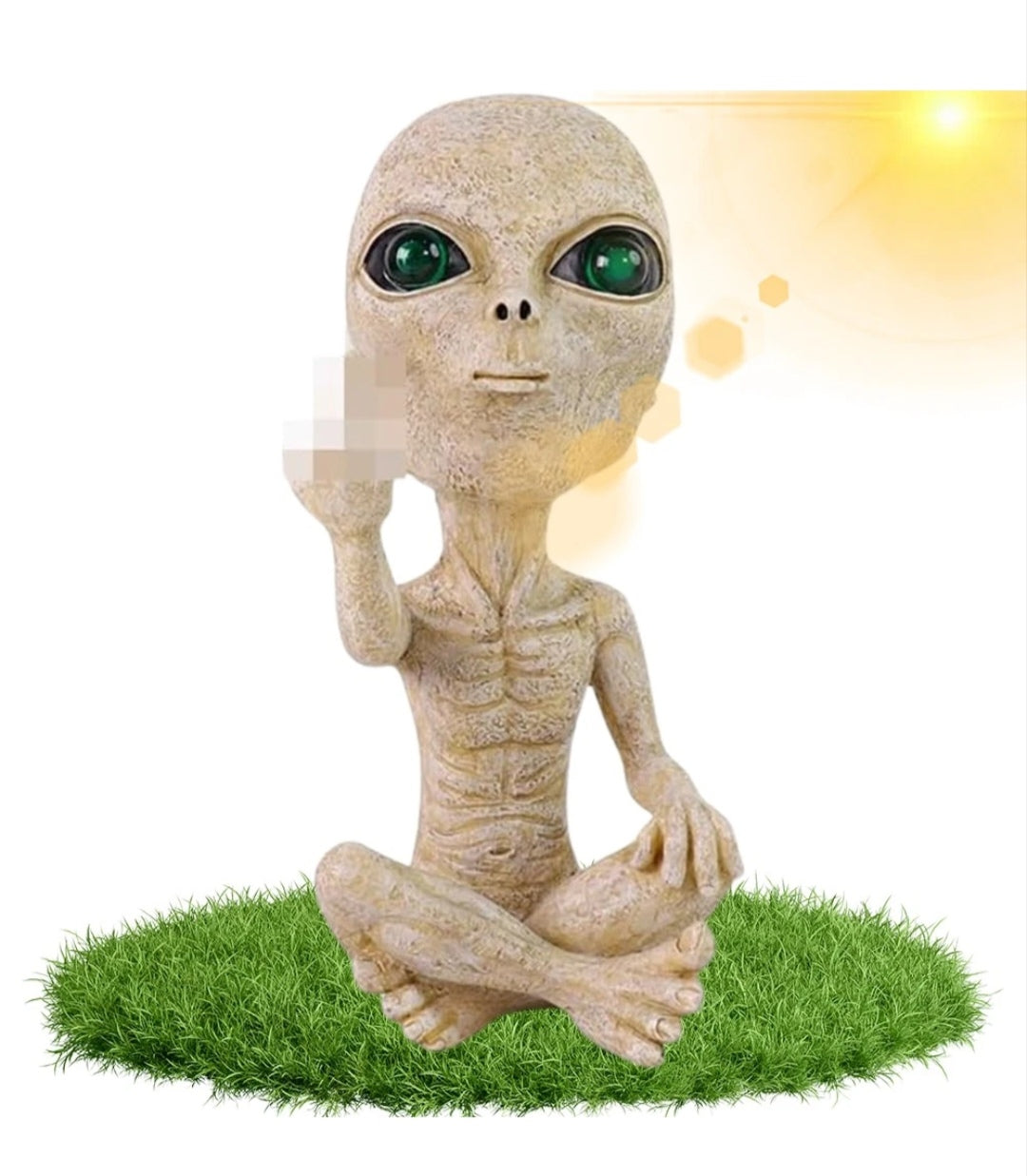 Solar Figur Alien Solarleuchte Solarlampe