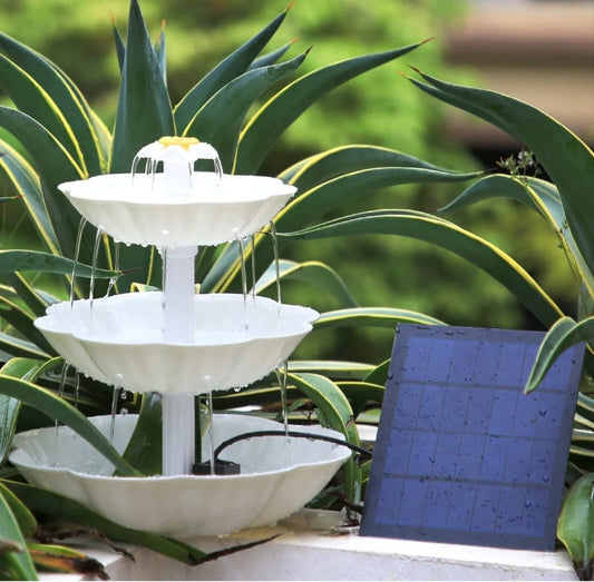 Gartenbrunnen Solarbrunnen Vogelbadbrunnen Balkonbrunnen