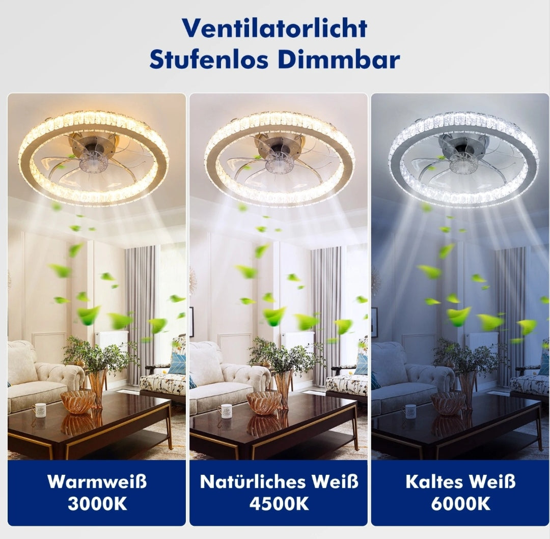 Led Deckenlampe Deckenleuchte Deckenventilator