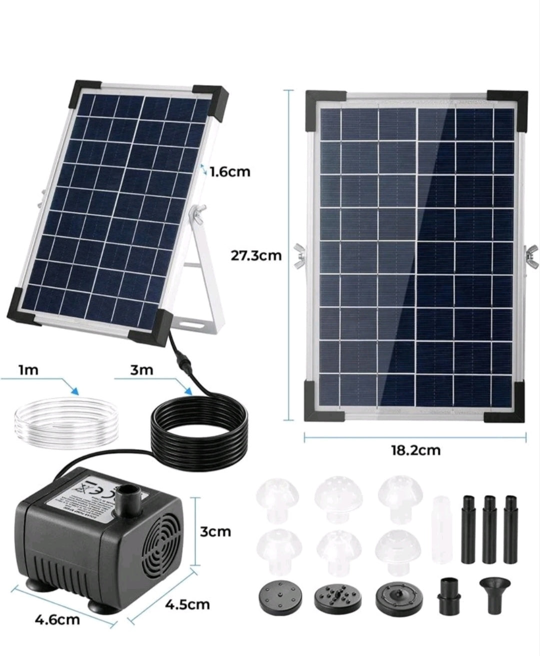 Solar Teichpumpe Brunnenpumpe Gartenpumpe