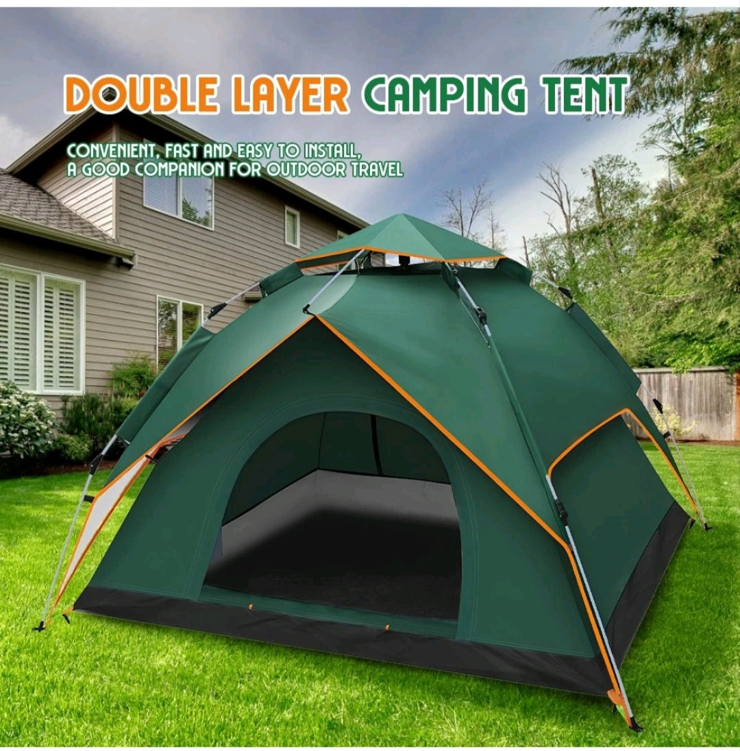 Campingzelt Pop Up Zelt Wurfzelt Wasserfest 3-4 Personen