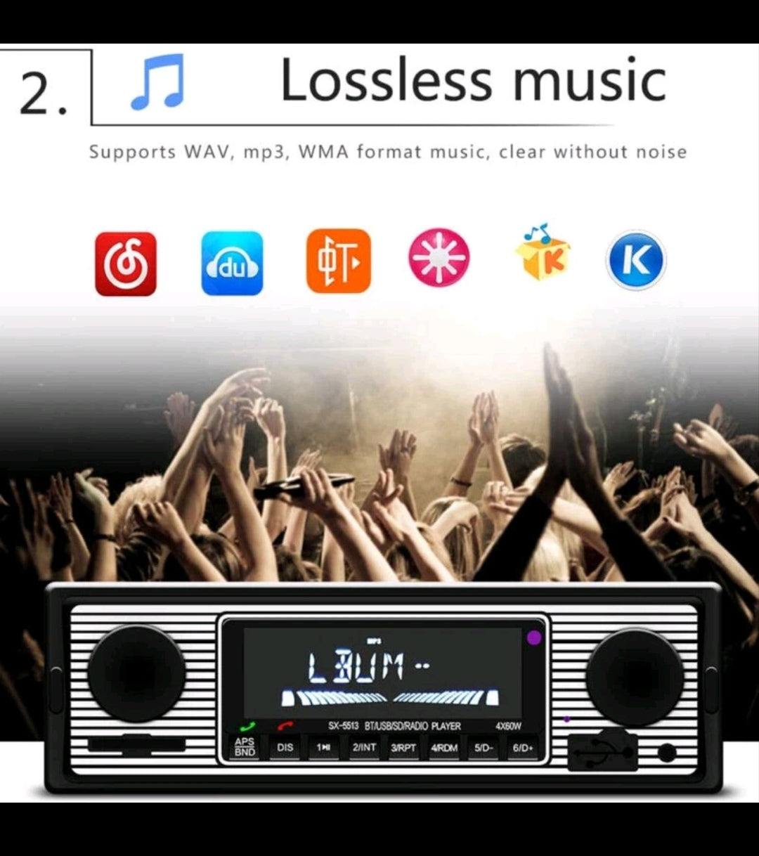 Autoradio Bluetooth Oldtimer Yountimer US Cars DIN 1 Norm