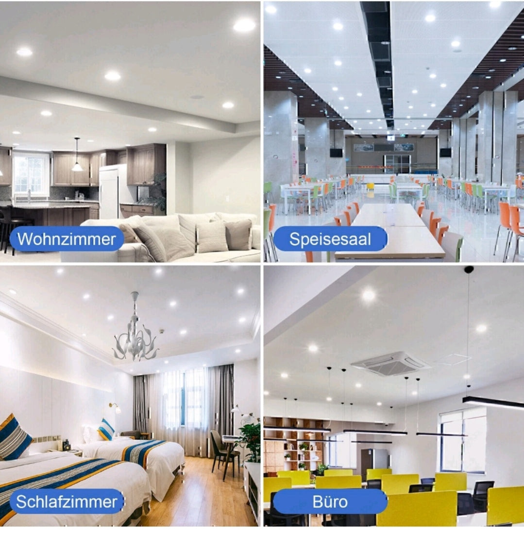 Led Einbau Spots Strahler 20St Kaltweiss