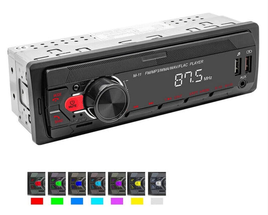 Autoradio Bluetooth Freisprechen Universal Din1 USB Aux SD