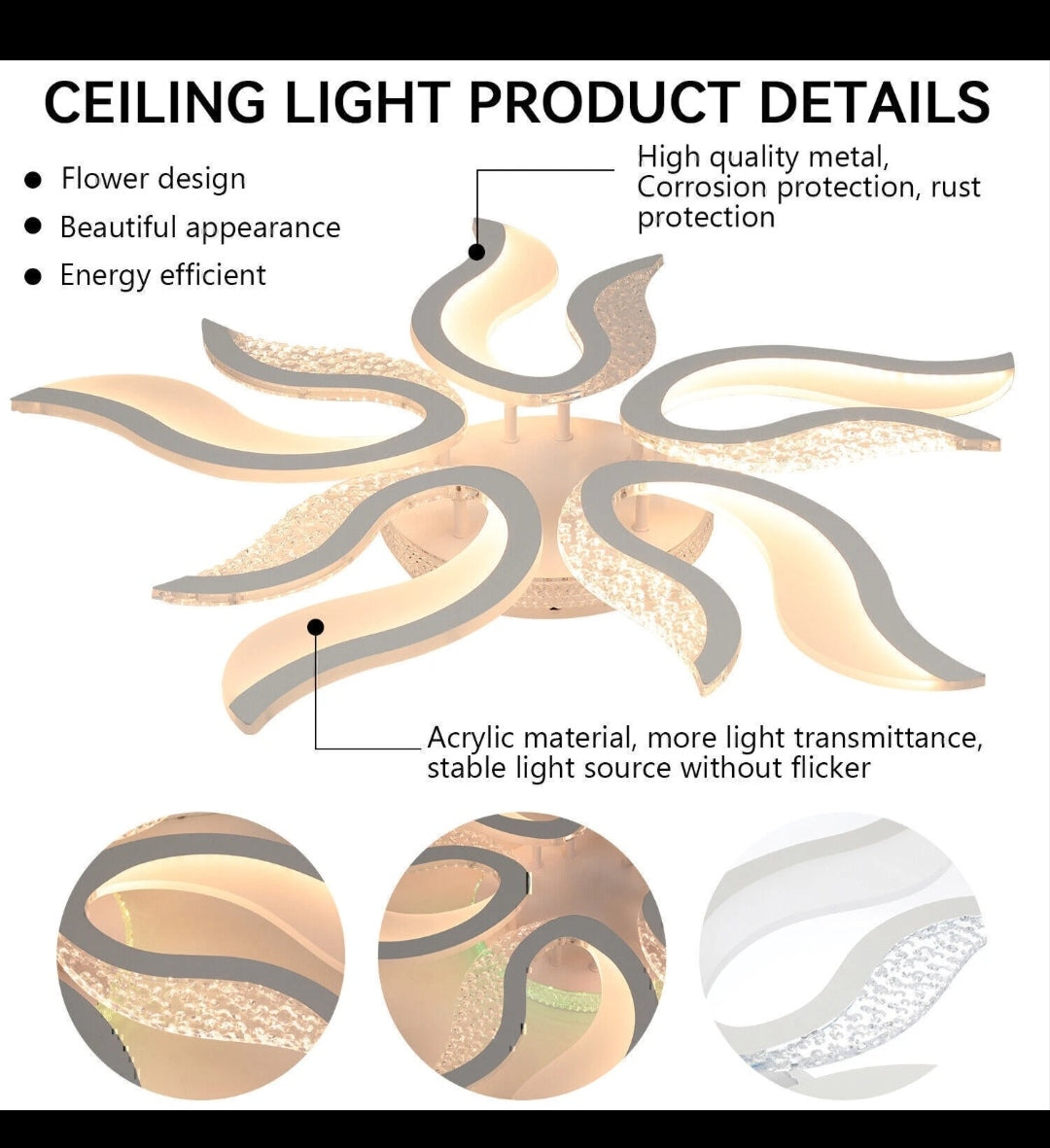 Led Deckenlampe Deckenleuchte Dimmbar Rgb