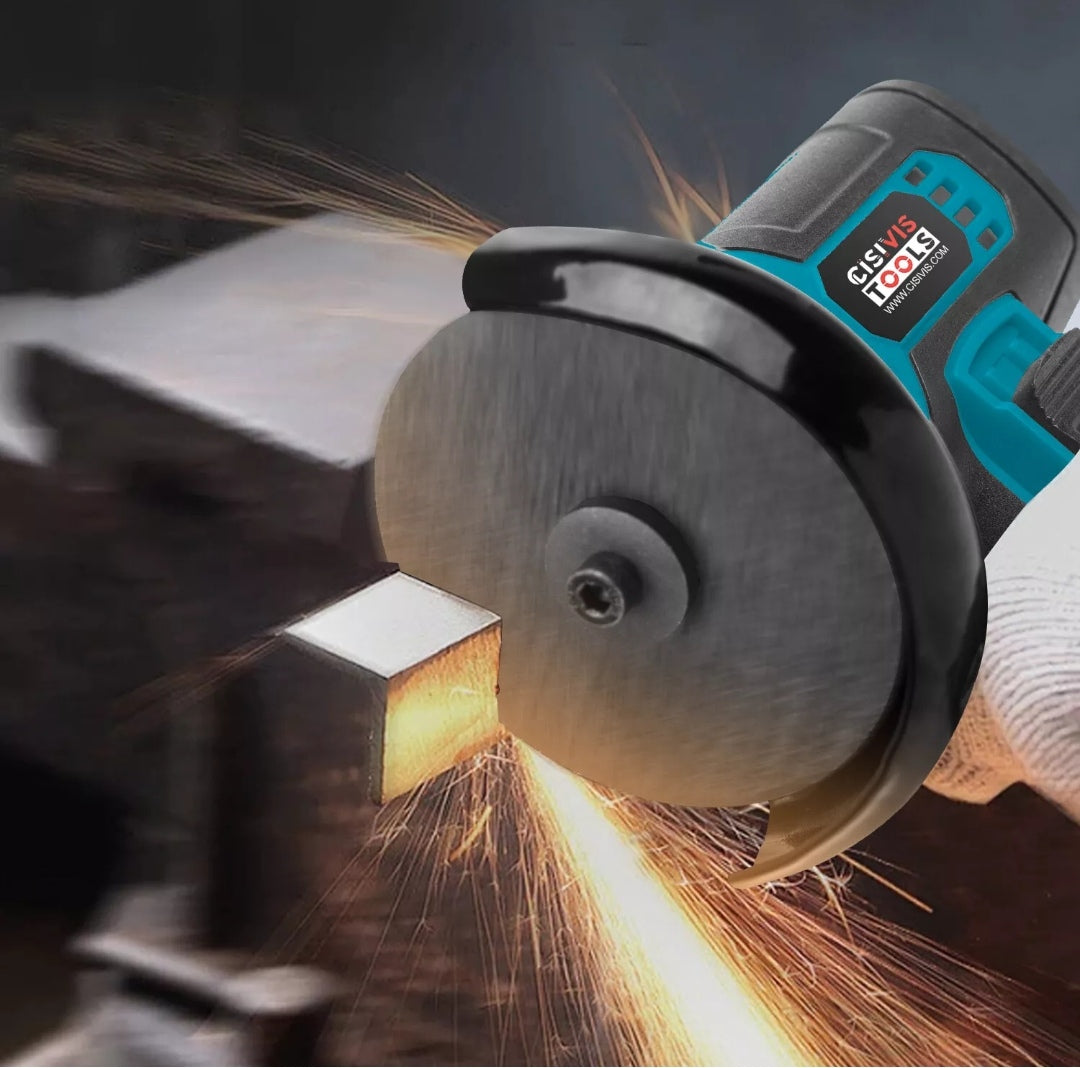 Akku Winkelschleifer Schleifmaschine Flex mit 2 Akkus