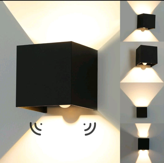 LED Wandleuchte Wandlampe up down innen Aussen mit Bewegungsmelder