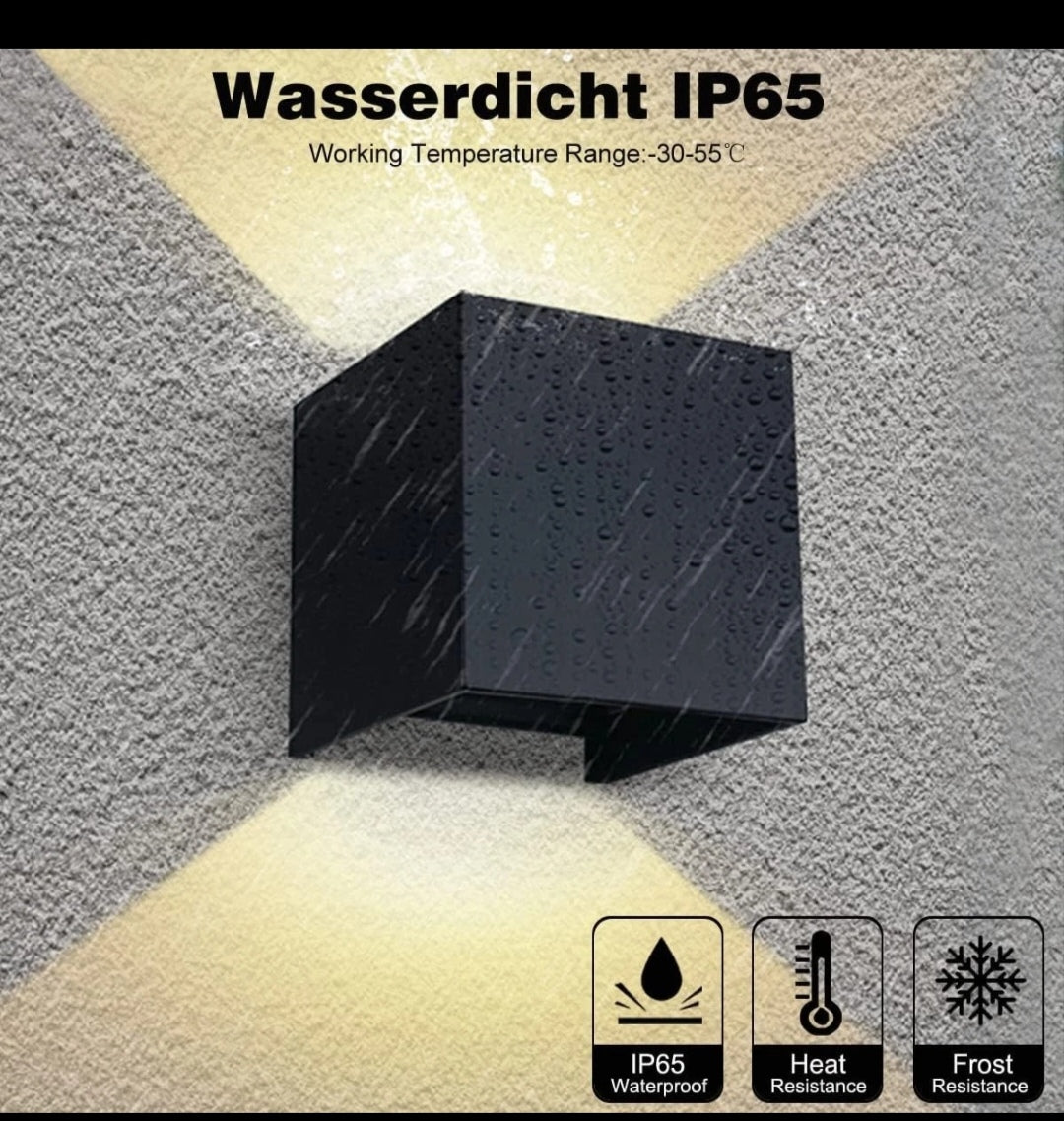 Wandleuchte Wandlampe up down innen Aussen Einstellbar