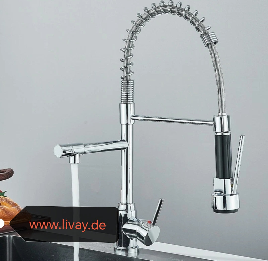 Wasserhahn Küchenarmartur Mischbatterie Hochdruck