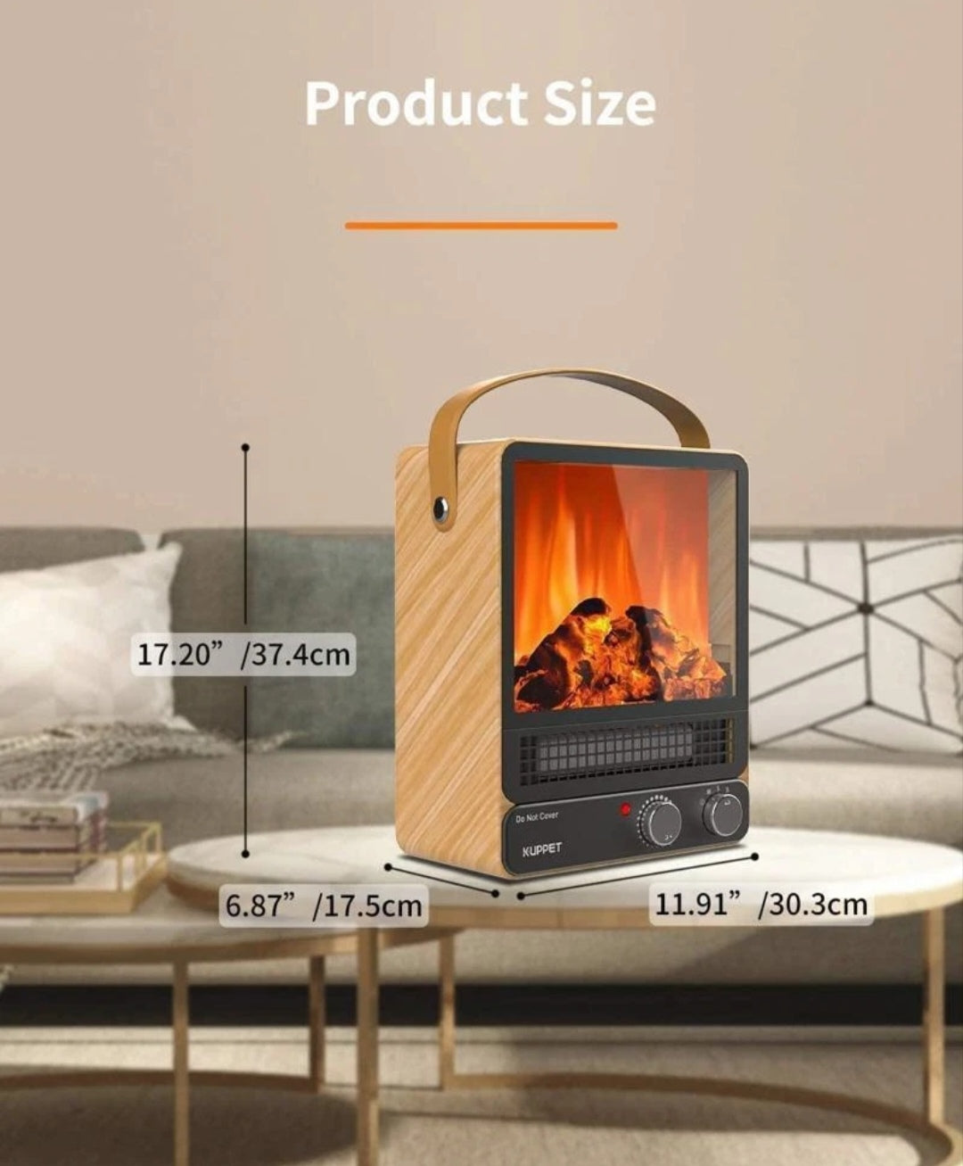 Heizstrahler Heizlüfter Elektrokamin Heizung