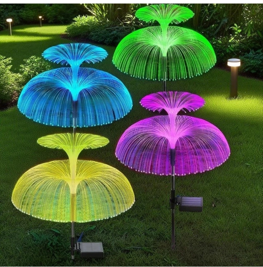 Solarleuchten Solarlampen 4 Stück Jellyfish Quale